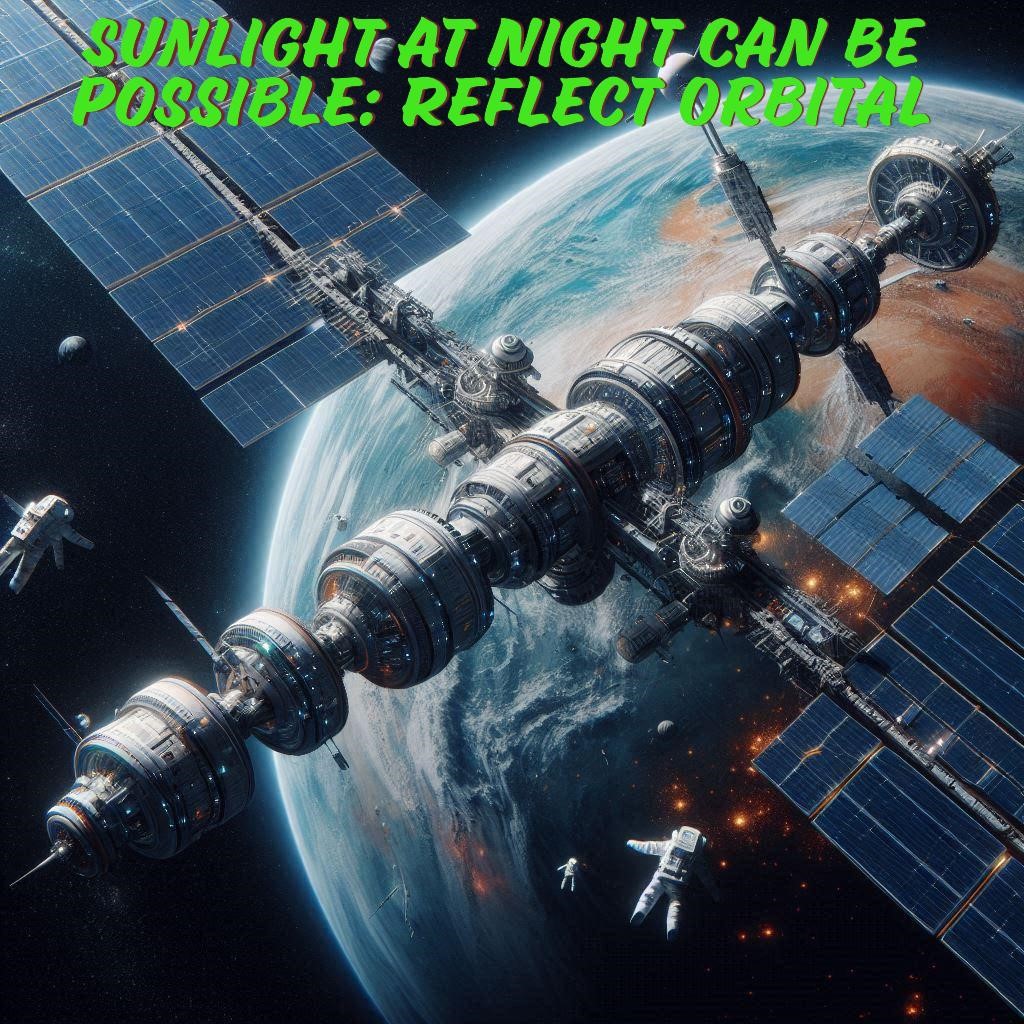 Sunlight at Night Can Be Possible: Reflect Orbital