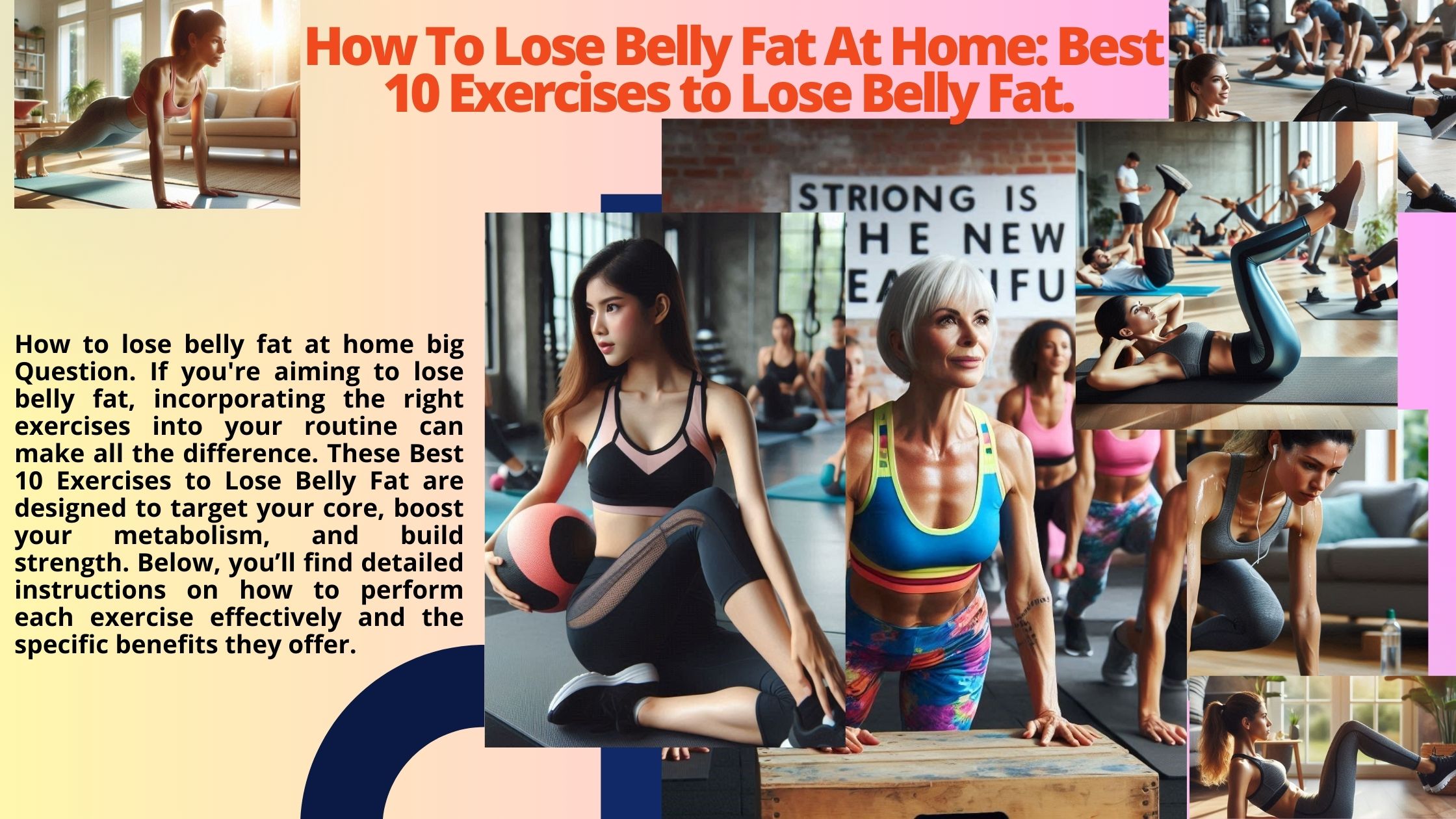 How To Lose Belly Fat At Home