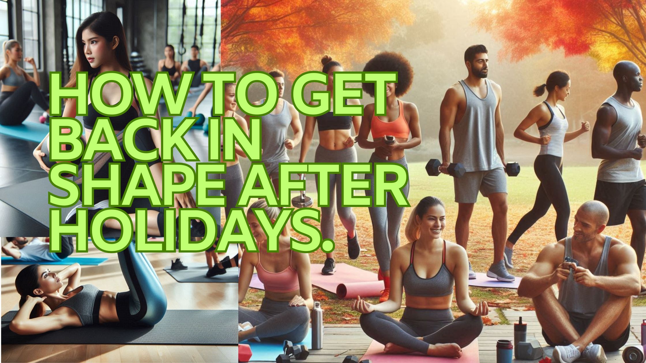 How to Get Back in Shape After Holidays