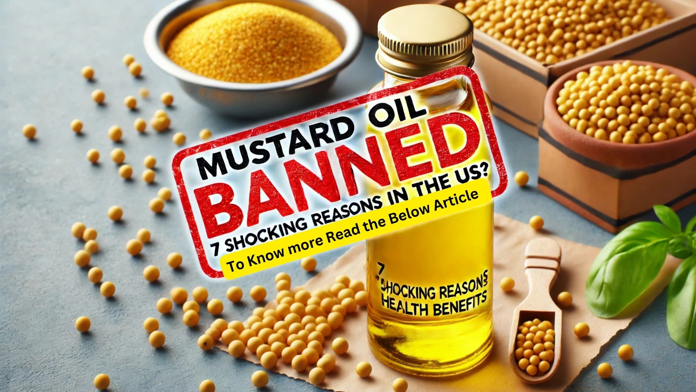 Mustard oil banned in the US