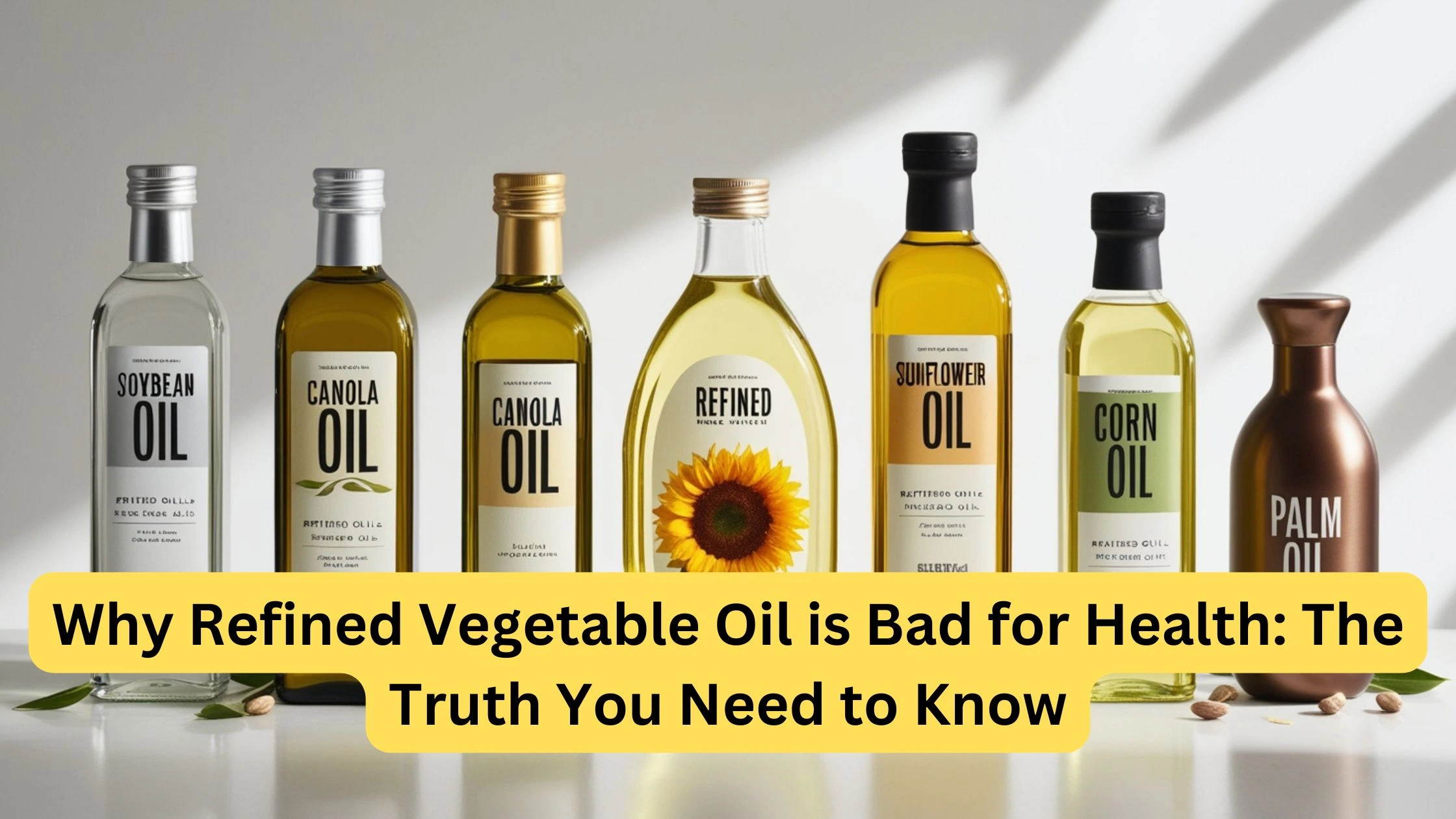 Refined Vegetable Oil is Bad for Health